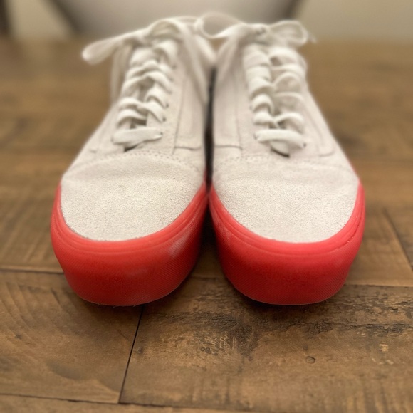 Vans Old Skool Platform Stac Sneakers In Hot Pink/Cream - Unisex M 8.5/ W 10 - Picture 6 of 11